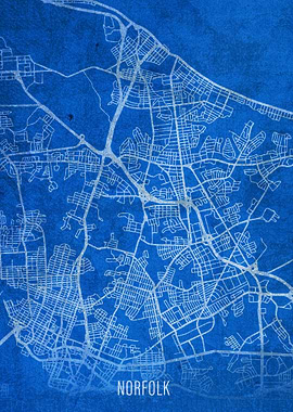 Norfolk City Street Map