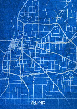 Memphis City Street Map