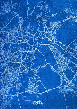 Mecca City Street Map