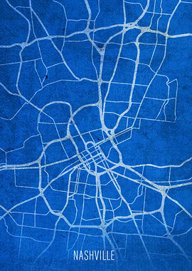 Nashville City Street Map