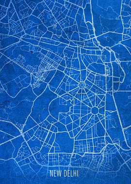 New Delhi Street Map