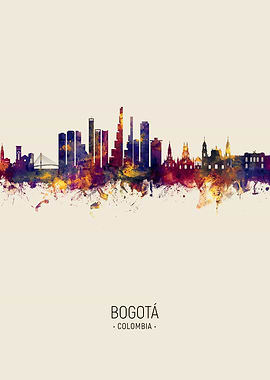 Bogota Colombia Skyline