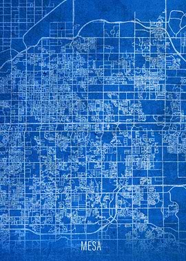 Mesa City Street Map