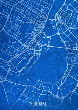 Montreal City Street Map
