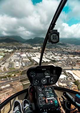 Honolulu aerial view