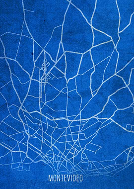 Montevideo City Street Map