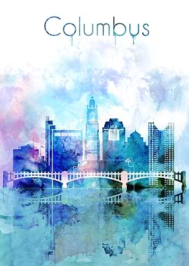 Columbus Ohio Skyline