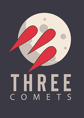 Comets Pass Through Moon