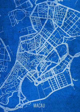 Macau City Street Map