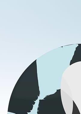 Abstract Swan top left