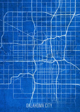 Oklahoma City Street Map