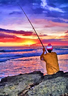 Bali fisherman