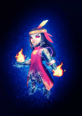 Flamming Wizard Autochess