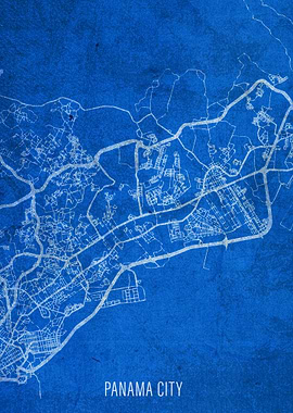 Panama City Street Map