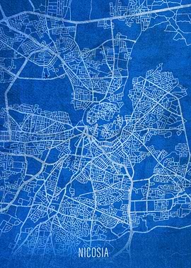 Nicosia Cyprus City Street