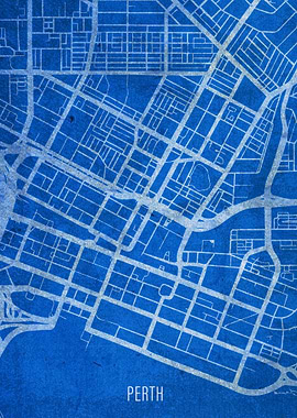 Perth Australia City Map