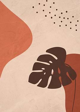 Abstract Art Monstera