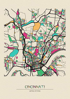 Cincinnati Map