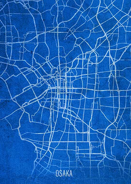 Osaka Japan City Street