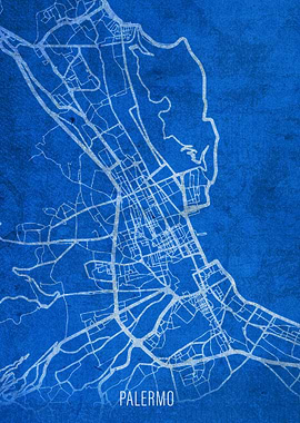 Palermo Italy City Street