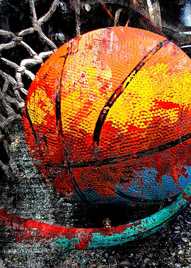 Basketball art swoosh 64