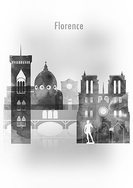 Florence Italy Skyline