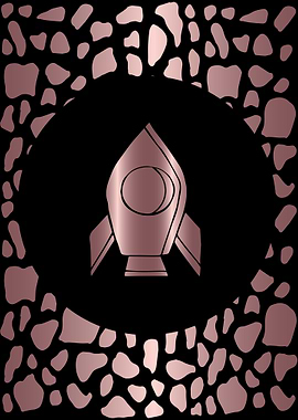 Rose Gold Rocket Ship 4