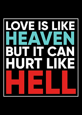 love can hurt like hell