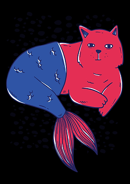 Mermaid Cat