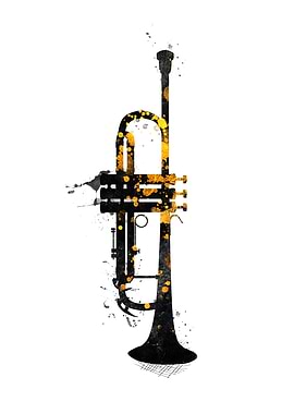 Trumpet music art