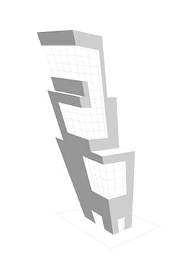 Illustrated building