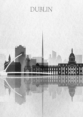 Dublin Ireland Skyline