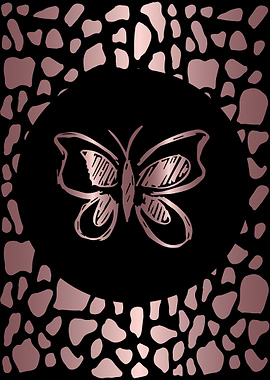 Rose Gold Butterfly 13