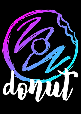 Neon Donut Food 9