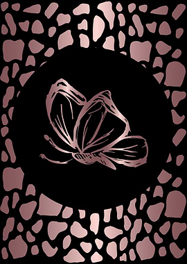 Rose Gold Butterfly 8