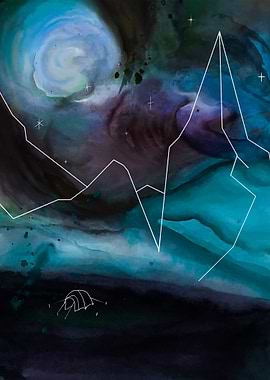 camp in the mountains