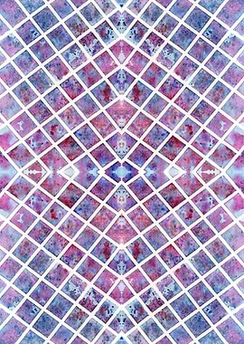 Blue and Purple Grid