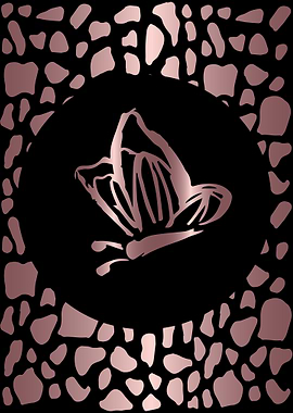 Rose Gold Butterfly 11