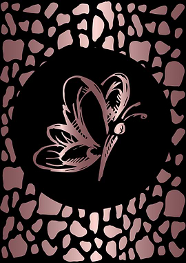 Rose Gold Butterfly 9