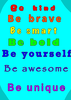 Inspirational Text Art