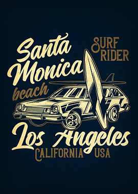 santa monica surf rider