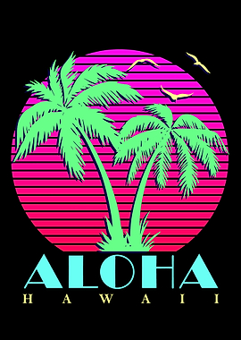 Aloha Hawaii Pink Sunset