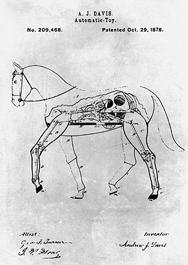 No122 Horse Automatic Toy