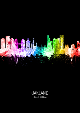 Oakland California Skyline