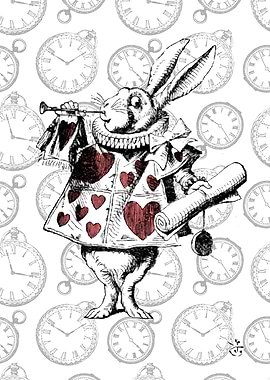 Running late White rabbit