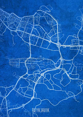 Reykjavik Iceland City Map