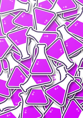 Purple Chemical Flask