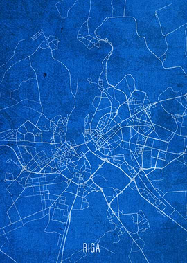 Riga Latvia City Streets