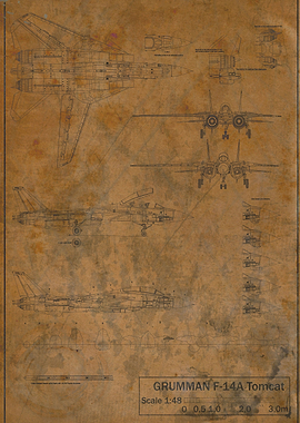 F14 Tomcat Blueprint