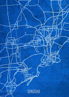 Qingdao China City Streets